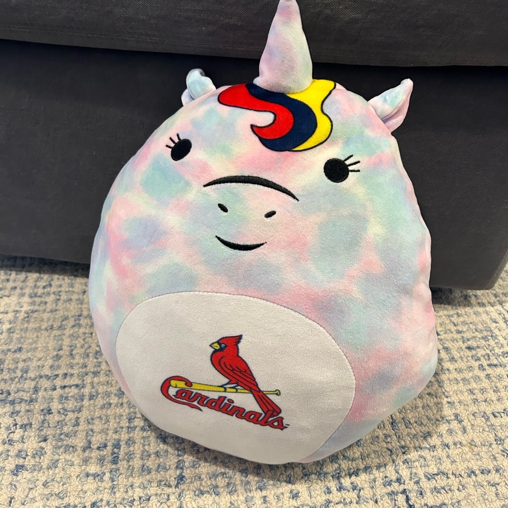 St. Louis Cardinals rainbow unicorn squish mellow
